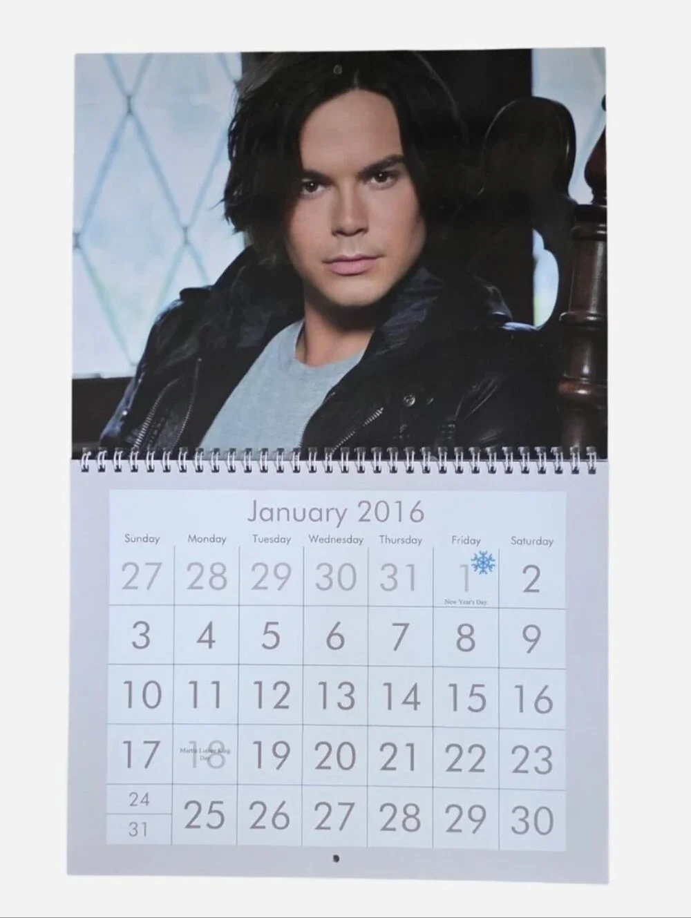 Tyler Blackburn 2016 Calendar Caleb Rivers Pretty Little Liars  Ravenswood